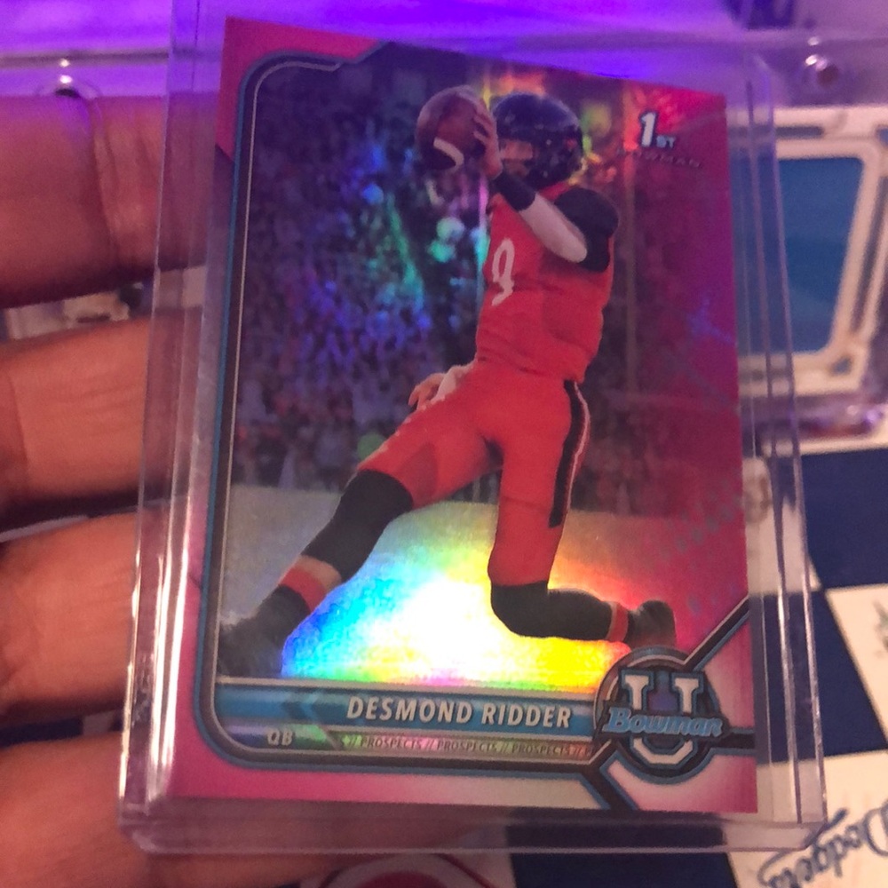 Desmond Ridder Bowman U Football Card